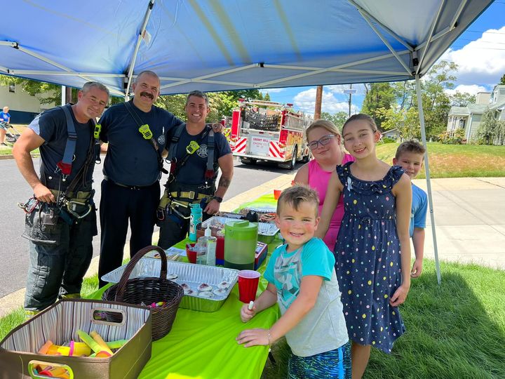Cherry Hill Firefighters Show Support for 4-Year-Old Battling Cancer