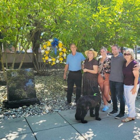 Princeton police department remembers fallen office billie ellis who died saving two boys - photo licensed by shore news network.