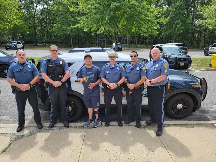 Toms River Crash Victim Visits Jackson Police Department on Tour of Over 70 Agencies