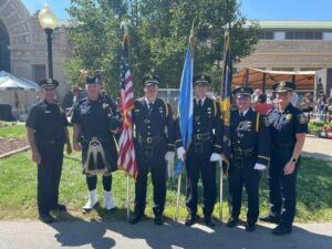 New york police honor fallen officers, heroes at state fair