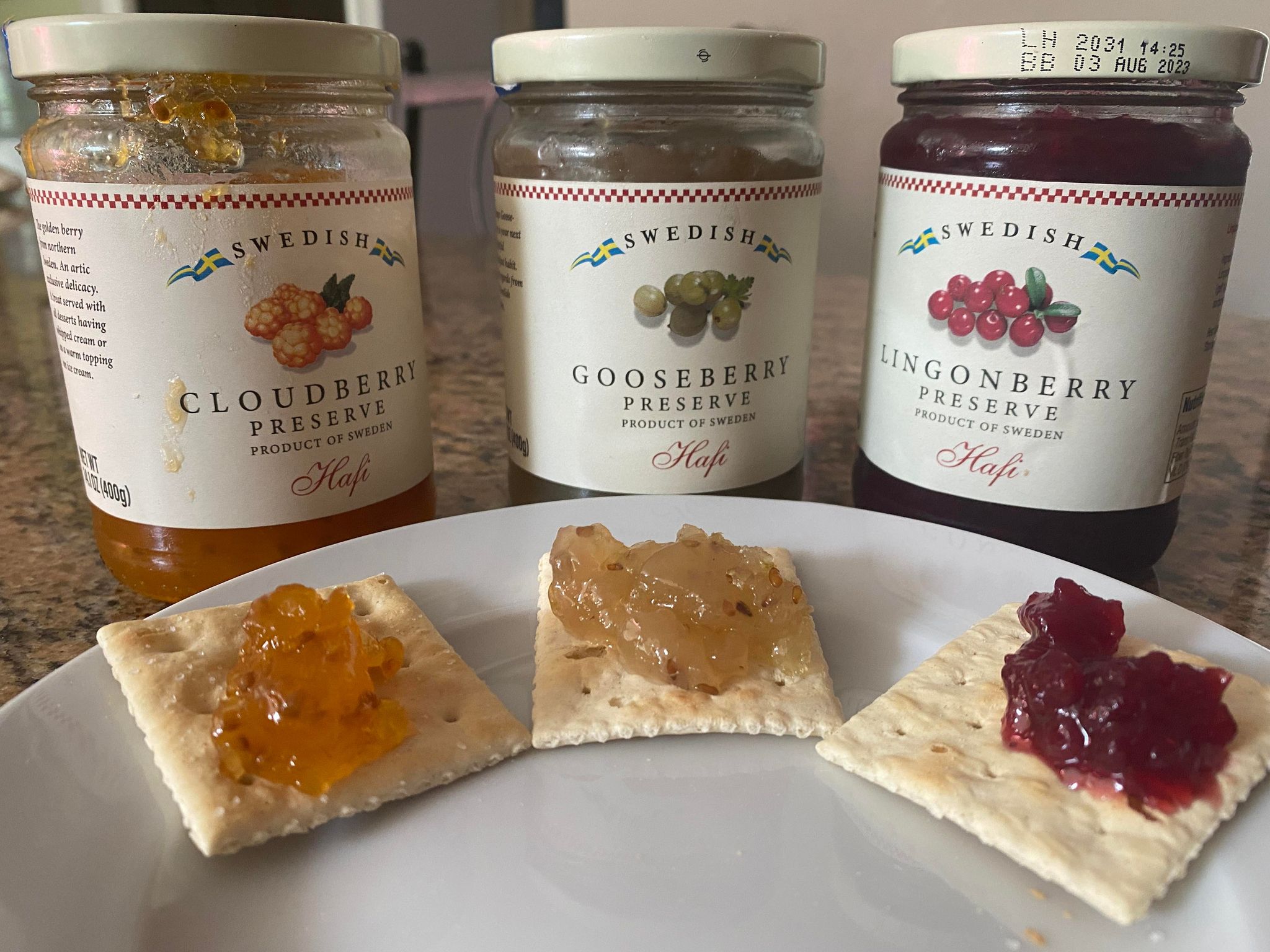 We Tried Three Rare Swedish Made Berry Preserves, Cloudberry, Gooseberry and Lingonberry