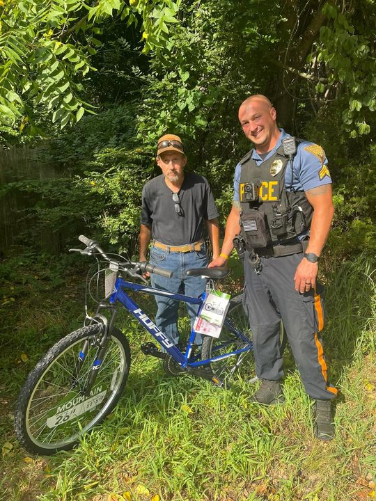 New Jersey Cops Pay it Forward, Buying New Bike for Man Struck by Car