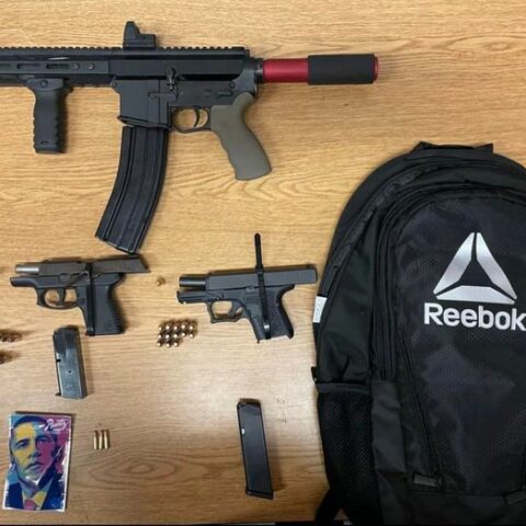 Here are some of the gun baltimore police are taking off the streets - photo licensed by shore news network.