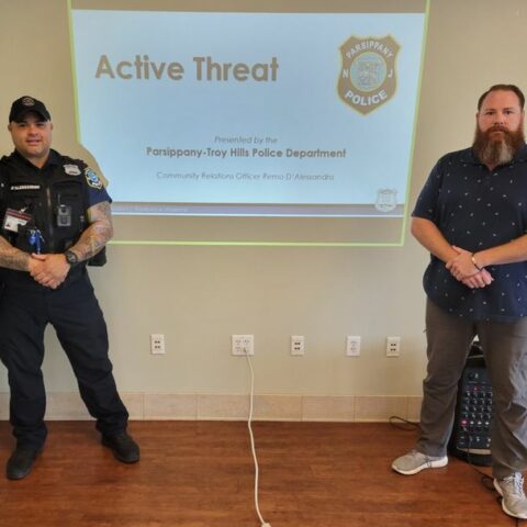 Parsippany police police offer active threat education to community - photo licensed by shore news network.