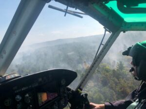 New york state police continue to monitor and minnewaska wildfire
