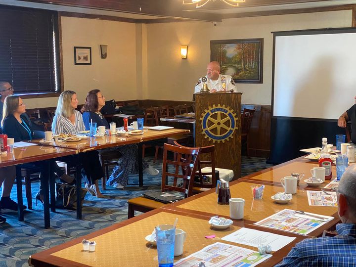 Brick Police Chief Speaks At Rotary Club Meeting to Foster Community Relations