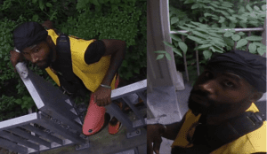 D. C. Burglar caught on camera