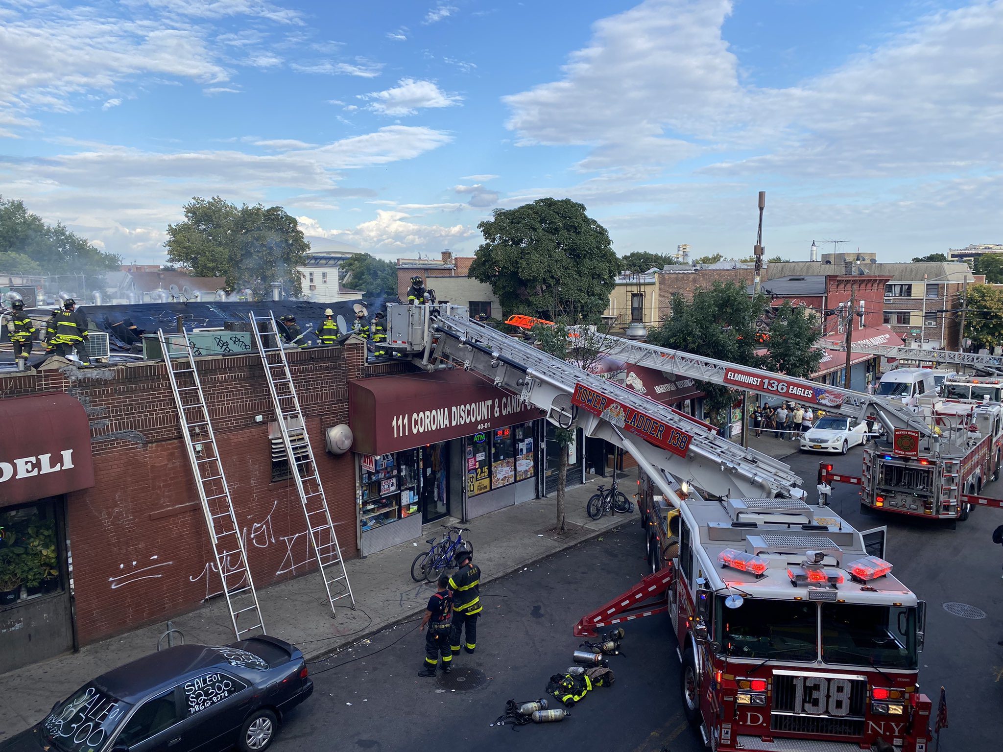 NYFD Responds to Three Alarm Fire in Queens