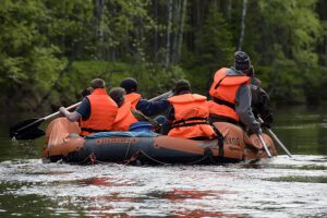 Three rafters rescued from cedar creek after report of victim face down, unresponsive