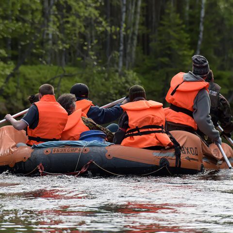 Three rafters rescued from cedar creek after report of victim face down, unresponsive - photo licensed by shore news network.