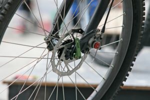 Bike wheel - file photo