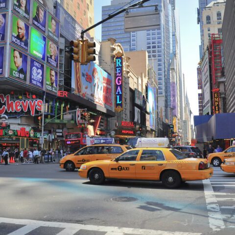Woman slashed with box cutter in new york city's times square in broad daylight - photo licensed by shore news network.