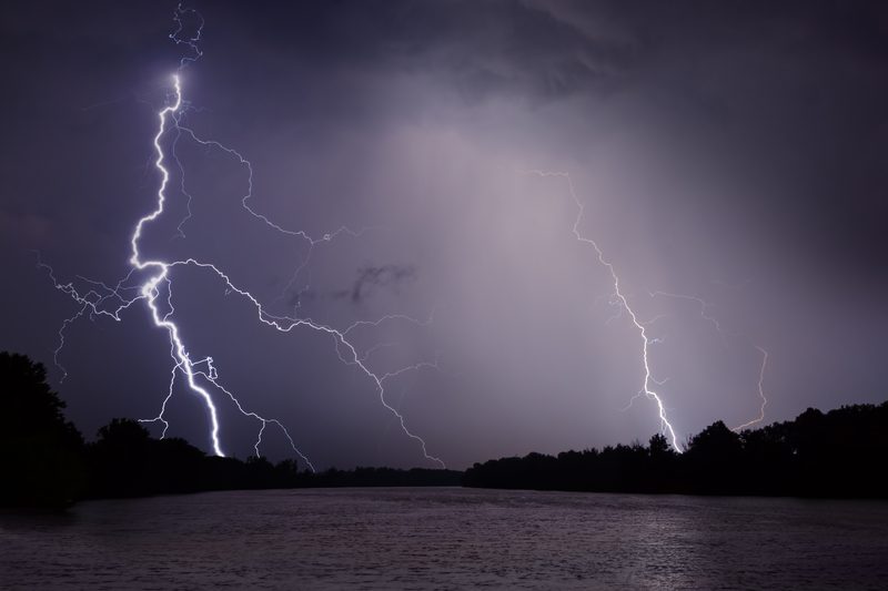 Passing Storms Could Bring More Flooding, Lightning Strikes at the Jersey Shore Overnight