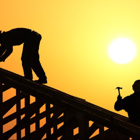 Construction worker killed in fall from roof in alexandria - photo licensed by shore news network.