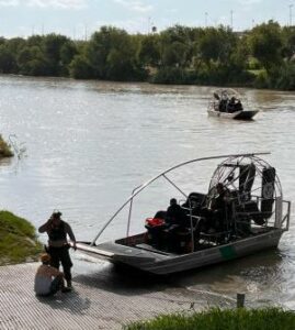 Laredo sector border patrol rescued an individual from the rio grande