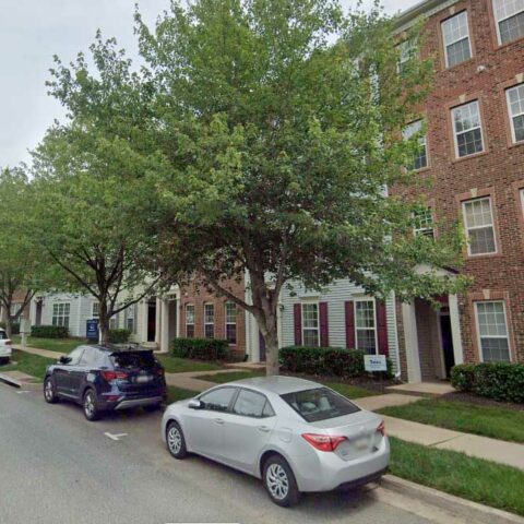 Vehicle crashed into multiple townhomes in gaithersburg - photo licensed by shore news network.