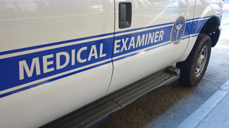 New york city medical examiner on scene.