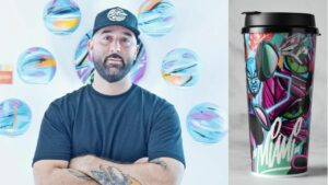 Miami grill announces second 2022 limited edition collectible cup featuring design by famous wynwood artist abstrk