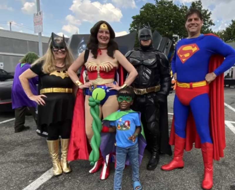 Newark Police Department recognized six-year-old superhero