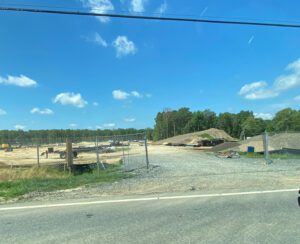 What's going there? Construction project on whitesville road