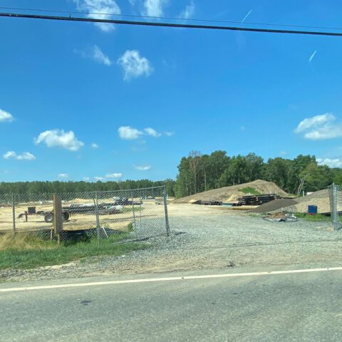 What's going there? Construction project on whitesville road - photo licensed by shore news network.