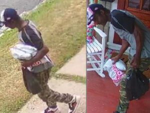 Utica police searching for wanted porch pirate