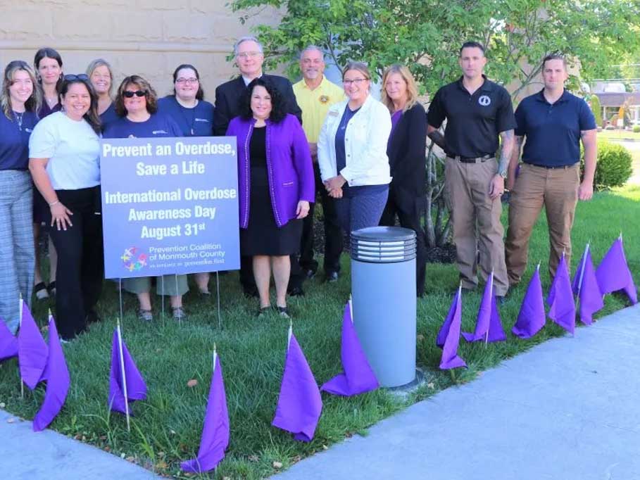 Monmouth County Goes Purple for Overdose Awareness