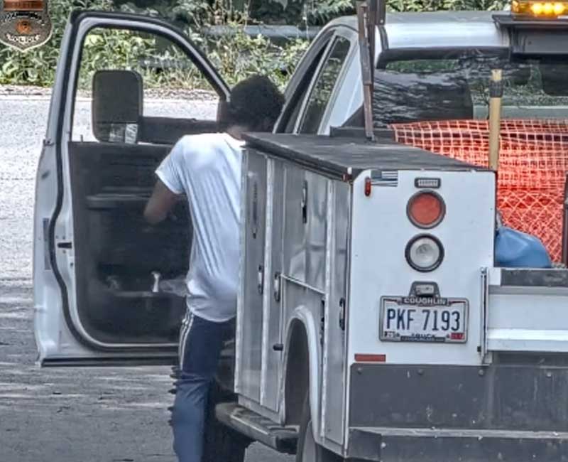 Columbus man used stolen utility truck to drive through front door of business he intended to rob