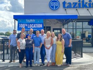 Taziki’s mediterranean café sets milestone with 100th store celebration