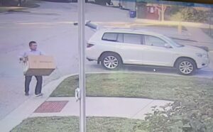 Police seeking to identify man who abandoned dog, puppies at abandoned shelter