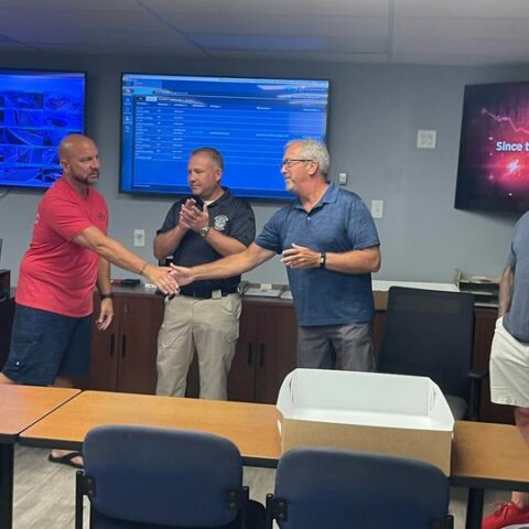 Middle township police department says goodbye to retiring veteran captain - photo licensed by shore news network.