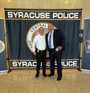 Syracuse police say goodbye to retiring detective
