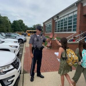 Wall police kick off back to school saftey initiative - photo licensed by shore news network.