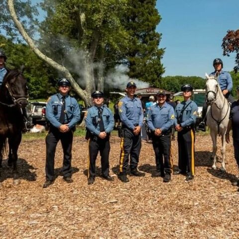 New jersey state troopers caught playing 'hook-e' in millstone - photo licensed by shore news network.