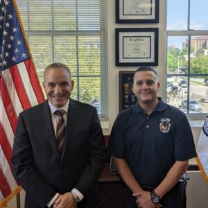 Yonkers cop, marine corps vet retires - photo licensed by shore news network.