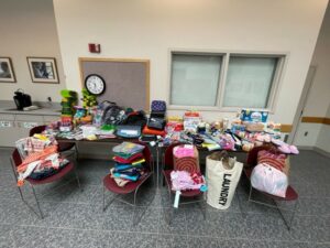 New york state police hold back to school backpack drive