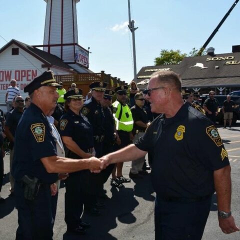 Norwalk police say goodbye to detective with 44 years on the job - photo licensed by shore news network.