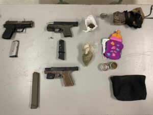 Five arrested for illegal guns, including 14-year-old
