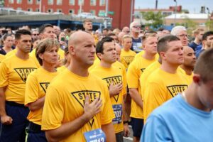 New jersey state police take part in annual tunnel to towers 5k run