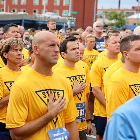 New jersey state police take part in annual tunnel to towers 5k run - photo licensed by shore news network.