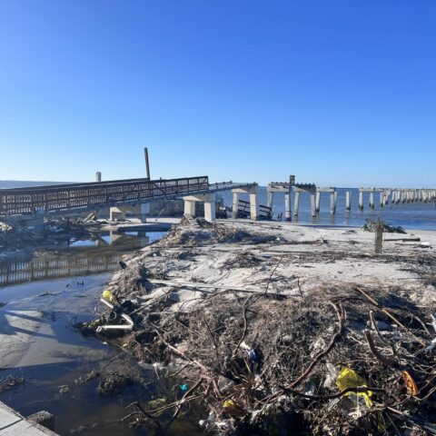 First look at hurricane-ravaged fort meyers with lee county sheriff - photo licensed by shore news network.