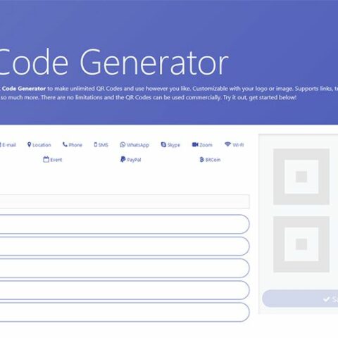 Free qr code generator released by posusa. Com - photo licensed by shore news network.