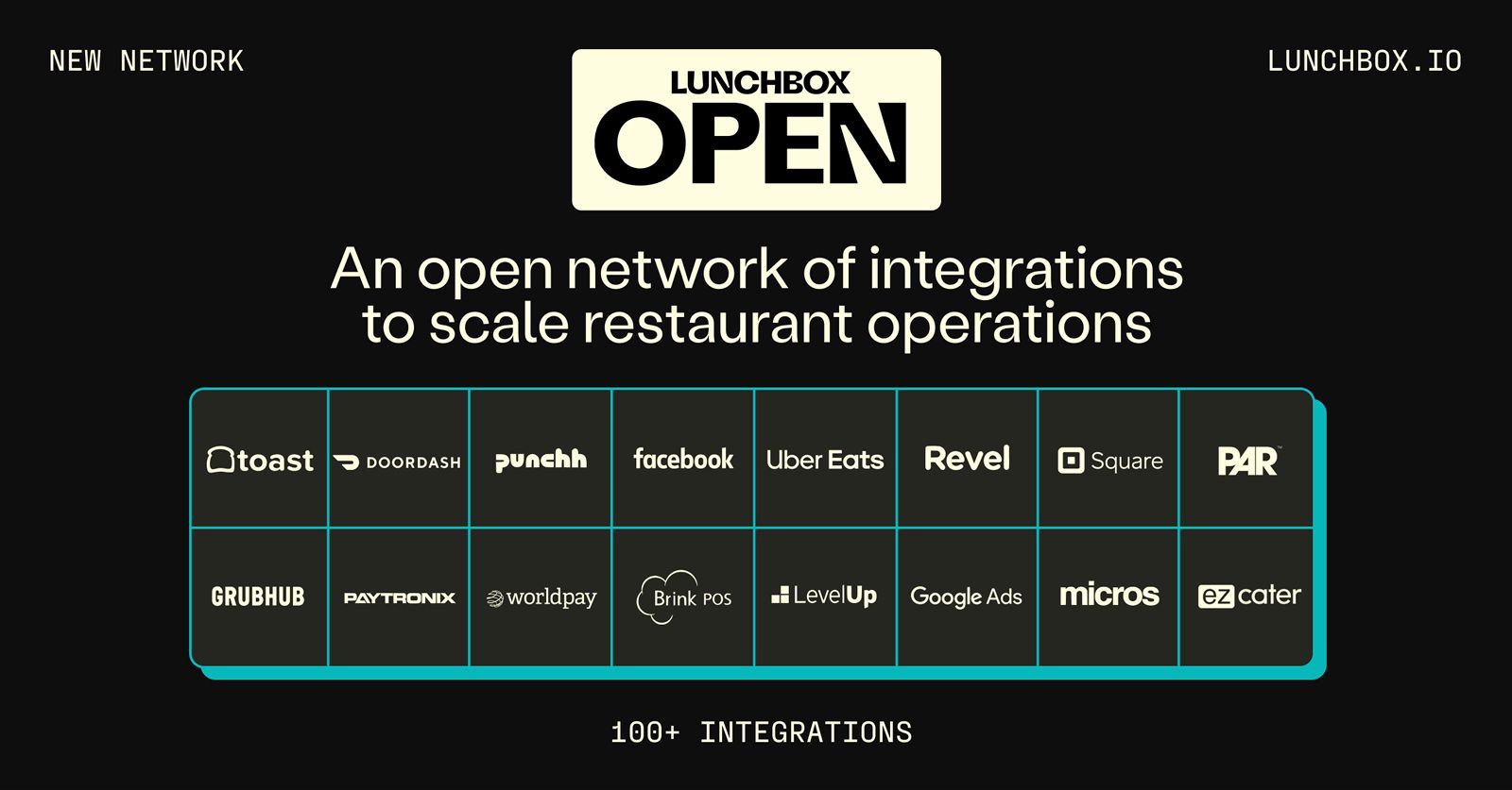 Lunchbox Launches the Largest Network of Integrations, Giving Restaurants and Tech Companies Access to 100+ Partners