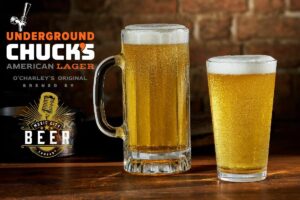 O’charley’s launches underground chuck’s signature beer in collaboration with fat bottom brewing