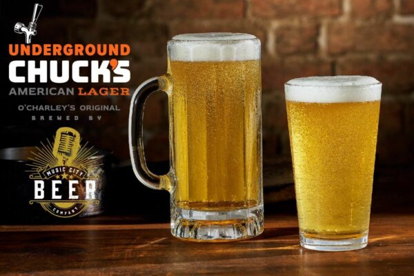O’Charley’s Launches Underground Chuck’s Signature Beer in Collaboration with Fat Bottom Brewing