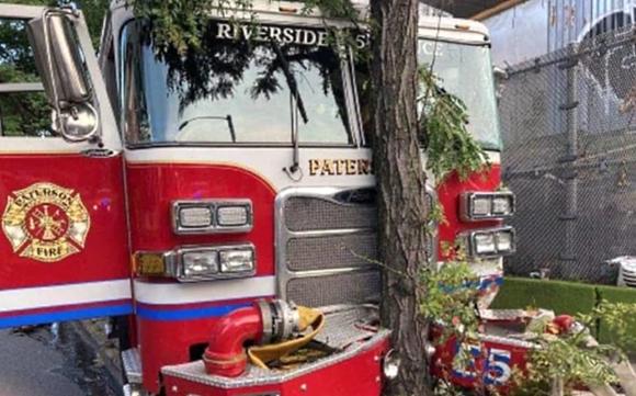 Paterson firefighters injured as two fire engines Collide en route to fire at furniture store