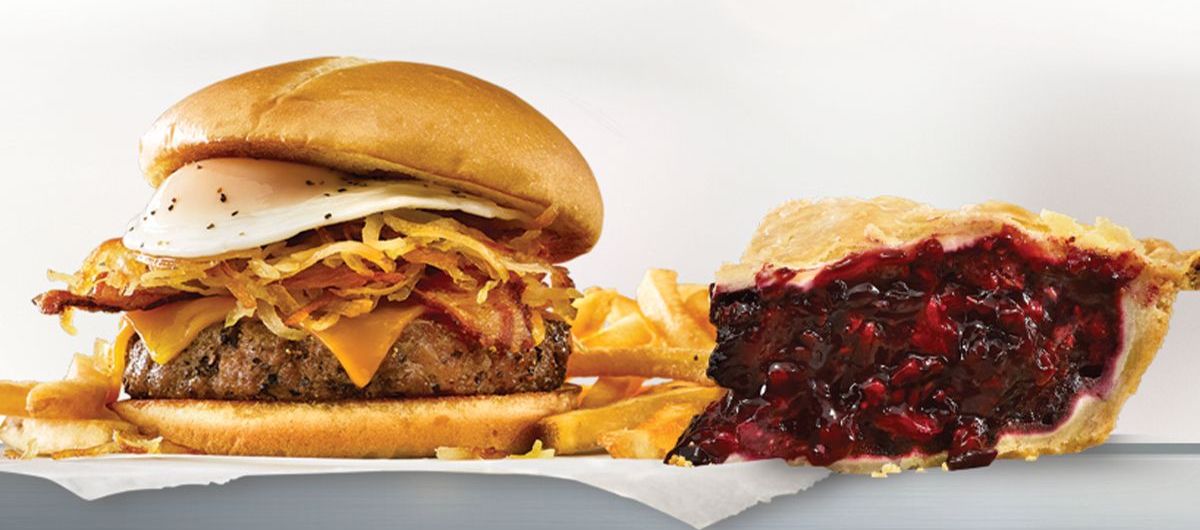 Perkins Breakfast Burger Combo Perkins Welcomes Fall With Pumpkin Treats & Popular 'Burger, Fries & Pie' Combos
