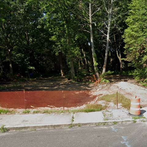 Three homes to be built on one lot in herbertsville section of brick township - photo licensed by shore news network.