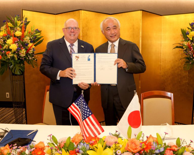 Governor hogan creates economic development pact between maryland and japan - photo licensed by shore news network.