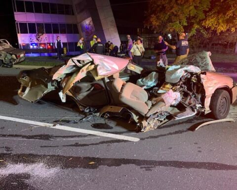 10/26/22 at 9:30 p.m. Southbound Wootton Parkway is temporarily closed at Seven Locks Road due to a traffic collision. Driver of vehicle was transported to hospital with serious injuries.